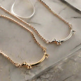 Golden Dachshund Necklace