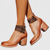 Nina | Brown Heeled Sandals