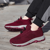 Emeline | Two-Tone Knit Slip-Ons