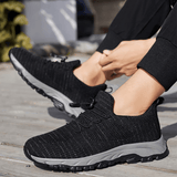 Emeline | Two-Tone Knit Slip-Ons