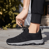 Emeline | Two-Tone Knit Slip-Ons