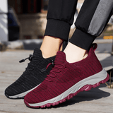 Emeline | Two-Tone Knit Slip-Ons