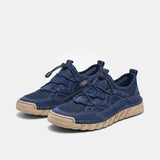 Elara | Navy Panelled Sneakers