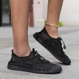Elara | Navy Panelled Sneakers