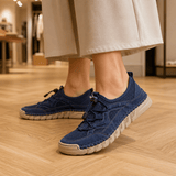 Elara | Navy Panelled Sneakers