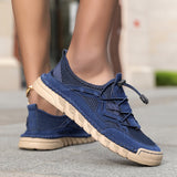 Elara | Navy Panelled Sneakers