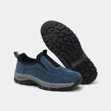 Alienor | Blue Cut-Out Slip-Ons