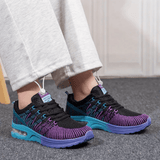 Amilia | Purple Teal Knit Sneakers
