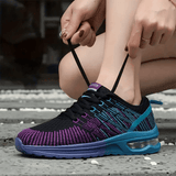 Amilia | Purple Teal Knit Sneakers