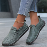 Iris | Beige Buckle Moccasins