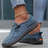 Iris | Beige Buckle Moccasins
