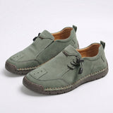 Iris | Beige Buckle Moccasins