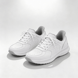 Liv | White Minimal Knit Sneakers