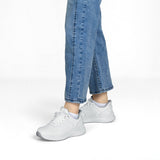 Liv | White Minimal Knit Sneakers