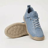 Apolline | Beige Stitched Sneakers