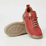 Apolline | Beige Stitched Sneakers
