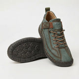 Apolline | Beige Stitched Sneakers