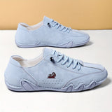 Lison | Blue Low-Profile Sneakers