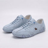 Lison | Blue Low-Profile Sneakers