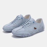 Lison | Blue Low-Profile Sneakers