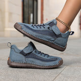 Josette | White Strap-Detail Sneakers