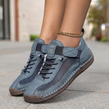 Josette | White Strap-Detail Sneakers