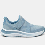Maelys | Blue Knit Slip-Ons