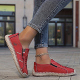 Nila | White Side-Zip Sneakers