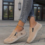 Nila | White Side-Zip Sneakers