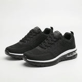 Naya | Black Air-Sole Sneakers