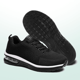 Naya | Black Air-Sole Sneakers