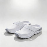Sienna | White Open-Back Clogs