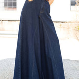 Maeve | Dark Blue Wide-Leg Jeans