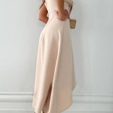 Charlotte | Ivory Draped V-Neck Dress