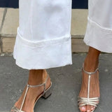 Allegra | Gold Strappy Sandals
