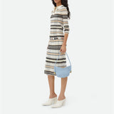 Adele | Blue Woven Shoulder Bag