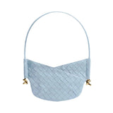 Adele | Blue Woven Shoulder Bag