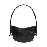 Adele | Blue Woven Shoulder Bag