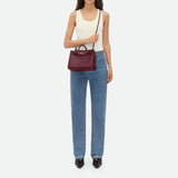 Anemone | Burgundy Woven Handbag
