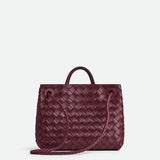 Anemone | Burgundy Woven Handbag