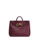 Anemone | Burgundy Woven Handbag