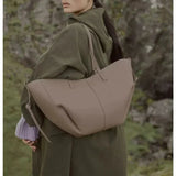Solene | Taupe Oversized Tote