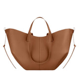 Solene | Taupe Oversized Tote