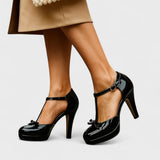 Oriah | Pink Block Heel Sandals
