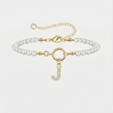 Auden Key Letter Bracelets | Gold