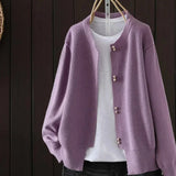 Paige | Grey Draped Open Cardigan
