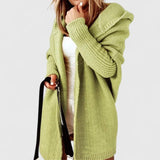 Isla | Coral Hooded Open Cardigan