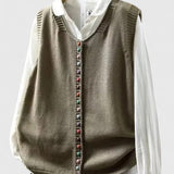 Daisy | Ivory Contrast-Button Cardigan