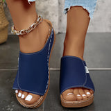 Isabelle | Comfort Wedge Mule