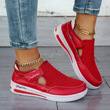 Jasmine | Blue Cut-Out Slip-Ons